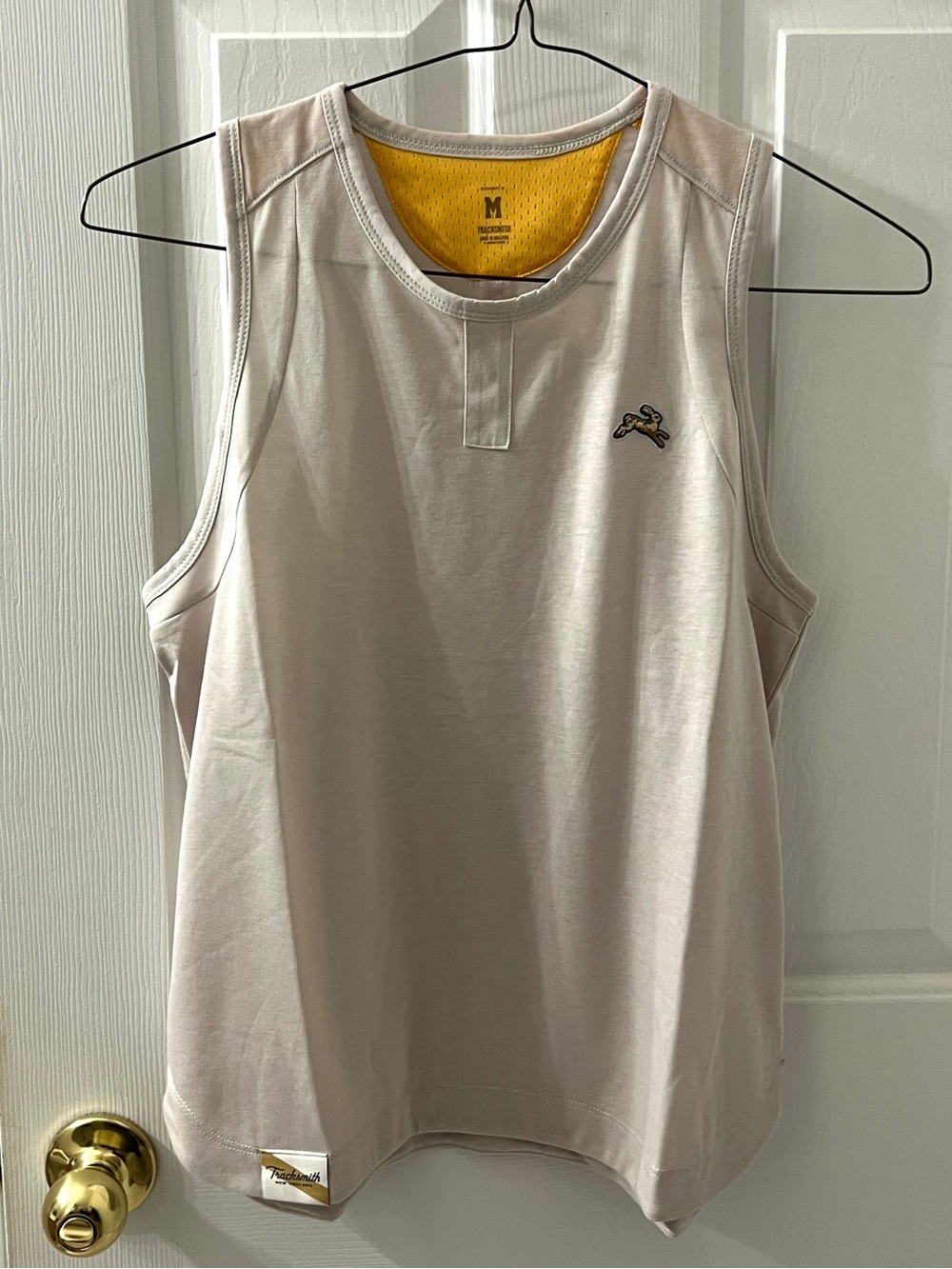 Tracksmith Women’s Fieldhouse Running Tank Wheat New w/o tag Medium